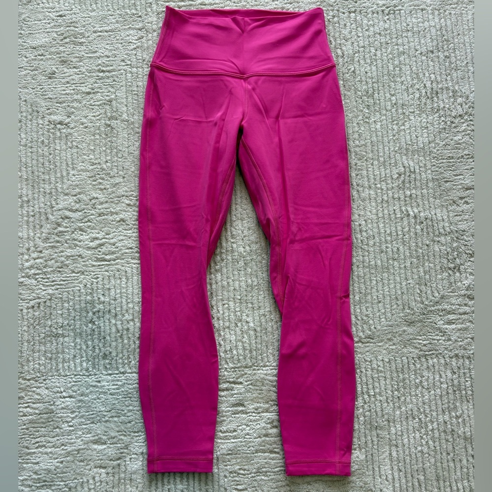 Women’s Lululemon Align High Rise Pant 25in- sonic pink— size 6